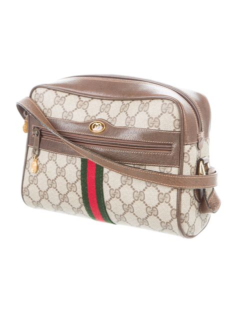 vintage gucci crossbody bag black|gucci crossbody outlet.